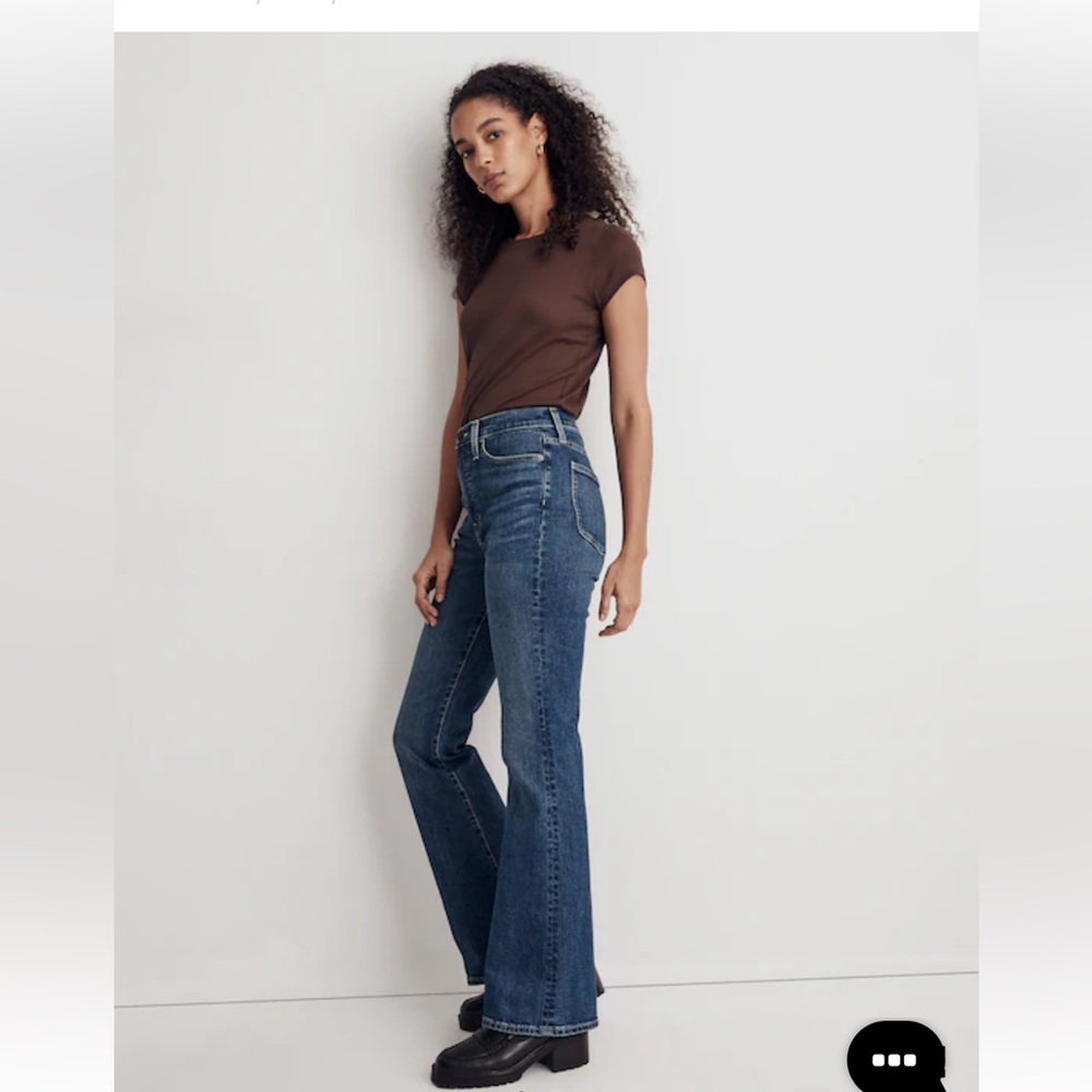 Madewell Blue Flare & Wide Leg Jeans